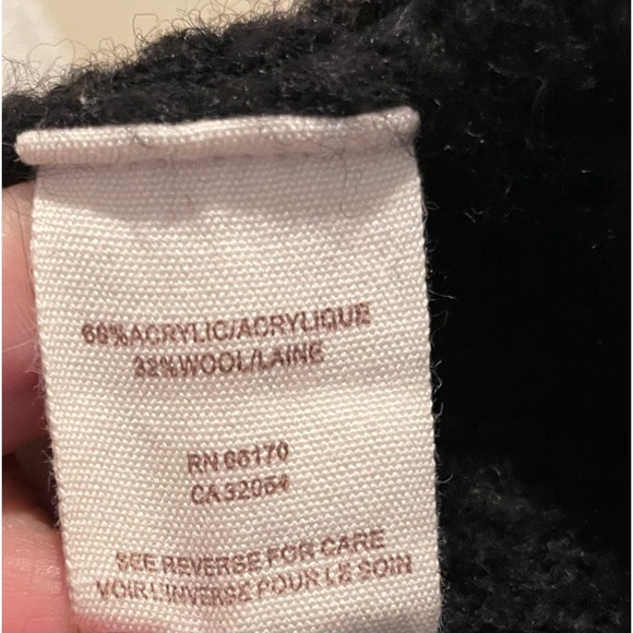 Free People Black Button Down Sweater Size S/P Color Black - Picture 4 of 7